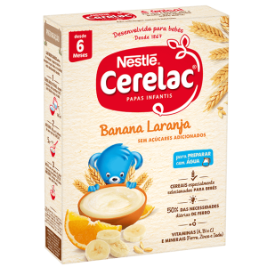 Cerelac Banana Laranja 250g 6m+