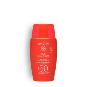 Apivita Bee Sun Safe Fluido Invisível de Toque Seco para Rosto SPF50 50mL