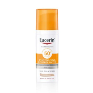 Eucerin Sun Photoaging Control Tinted Gel-Creme Médio FPS50+ 50mL