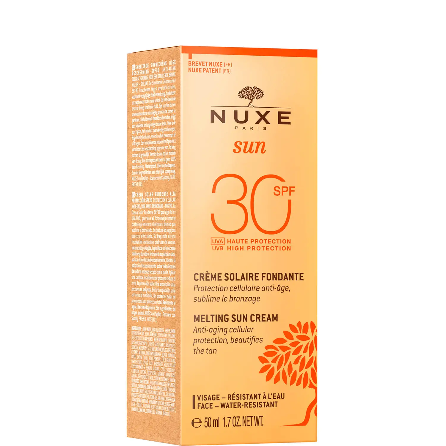 Nuxe Sun Creme Emulsão de Rosto FPS30 50mL