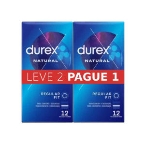 Durex Natural Plus Preservativos Pack 12+12