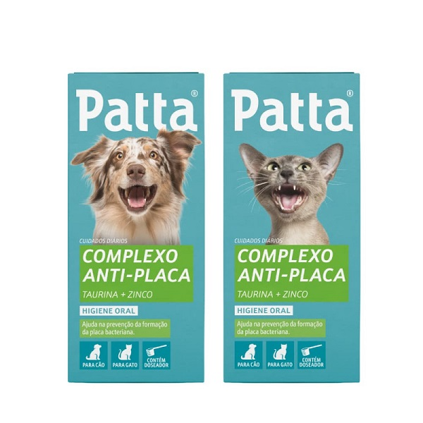 Patta Complexo Anti-Placa Pó Cão/Gato 50g