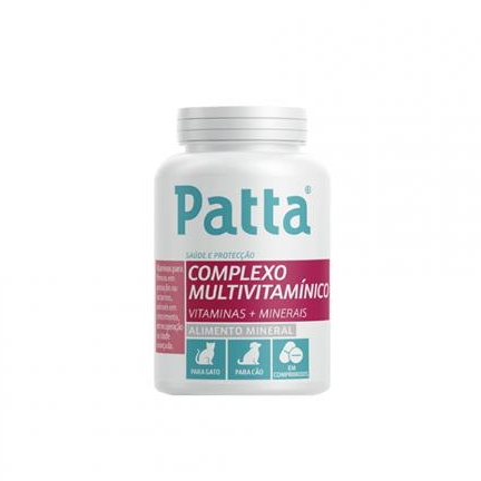 Patta Complexo Multivitamínico Cão/Gato 60 Comprimidos