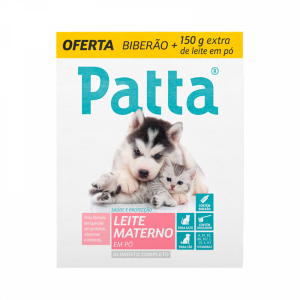 Patta Leite Materno Pó Cão/Gato 250g + Oferta 150g + Biberão