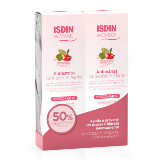 Isdin Woman Antiestrias Duo 2x 250mL (50% na 2ª Unidade)