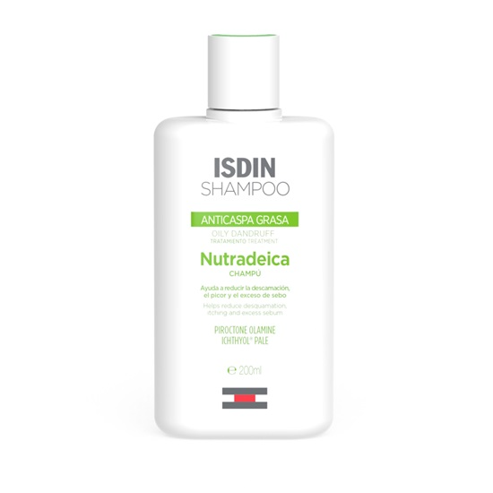 Isdin Nutradeica Champô Caspa Oleosa 200mL