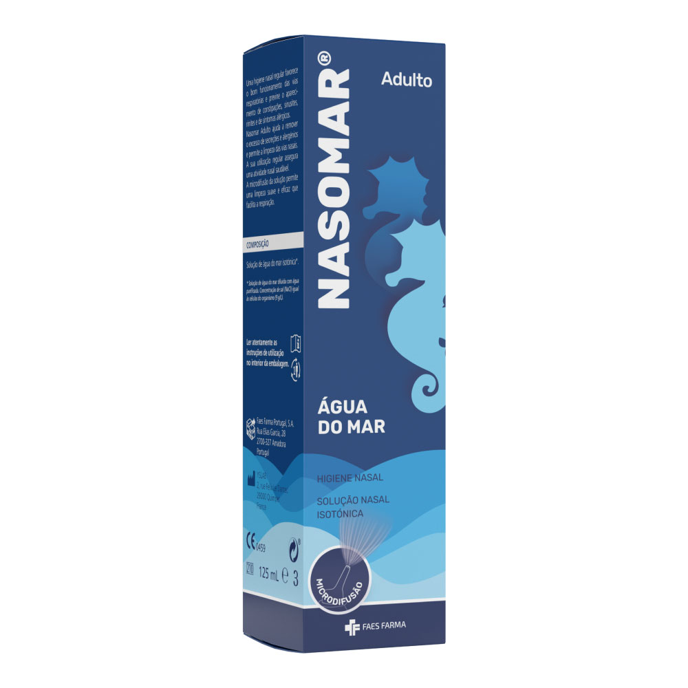 NasoMar Solução Nasal Isotónica Adulto 125mL