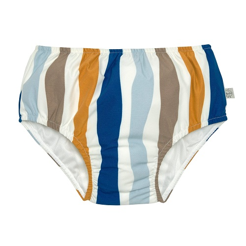 Lassig Cueca Fralda Praia Waves Blue/Nature 13-18m