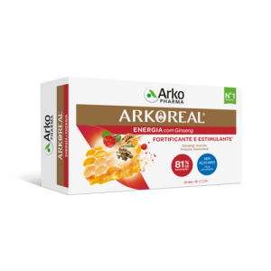 Arkoreal Geleia Real 500mg Ginseng 20 Ampolas