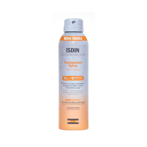 Isdin Fotoprotector Spray Transparente Wet Skin SPF30 250mL