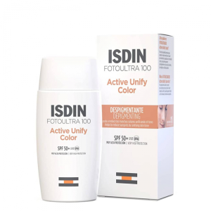 Isdin Fotoultra 100 Active Unify Fluido Com Cor 50mL