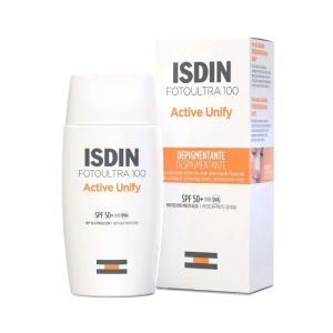 Isdin Fotoultra 100 Active Unify Fluido Sem Cor 50mL