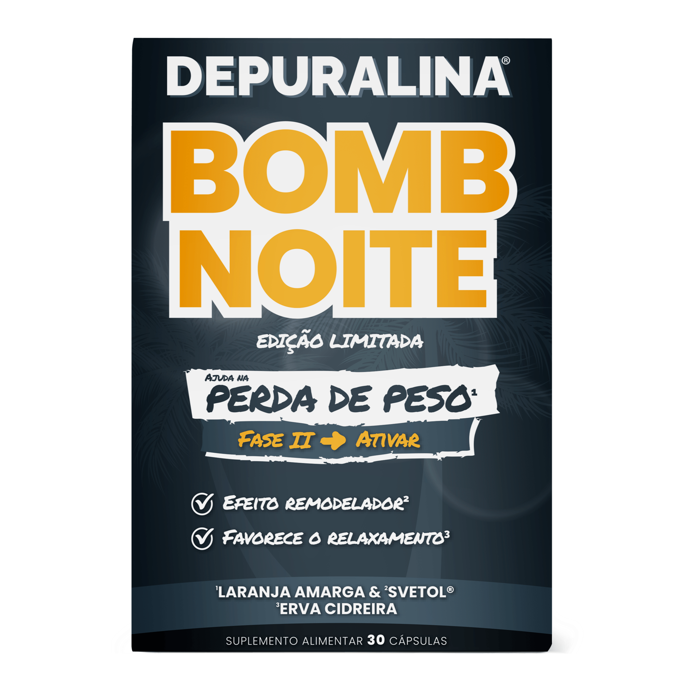 Depuralina Bomb Noite 30 Cápsulas
