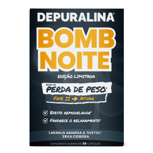 Depuralina Bomb Noite 30 Cápsulas
