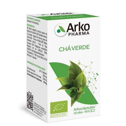 ArkoCápsulas Chá Verde 40 Cápsulas