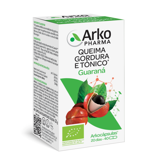 ArkoCápsulas Guaraná 40 Cápsulas