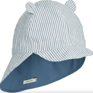 Liewood Chapéu Reversível Blue Wave/Creme 6-9m