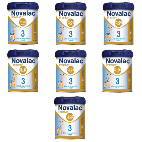 Novalac Premium+ 3 Leite Crescimento 800g - Pack 7