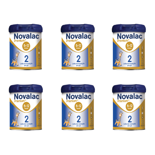 Novalac Premium+ 2 Leite Transição 800g  - Pack 6