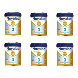 Novalac Premium+ 3 Leite Crescimento 800g - Pack 6