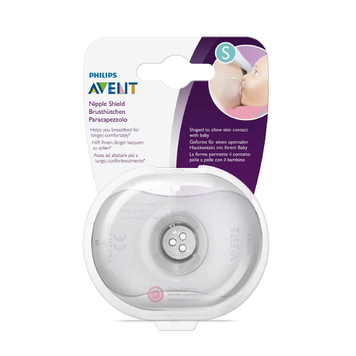 Philips Avent Protetor para mamilos tamanho S (2 un.)