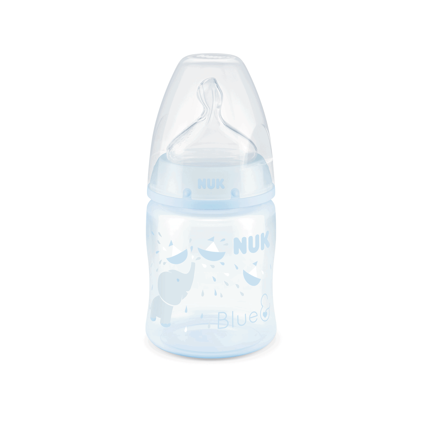 Nuk Biberão First Choice Baby Rose & Blue com Tetina em Silicone T1 (0-6 meses) M 150mL