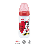 Nuk Biberão First Choice+ Mickey/Minnie Tetina Silicone M (0-6m) 300mL