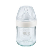 Nuk Biberão Nature Sense Vidro Tetina Silicone S (0-6 m) 120mL