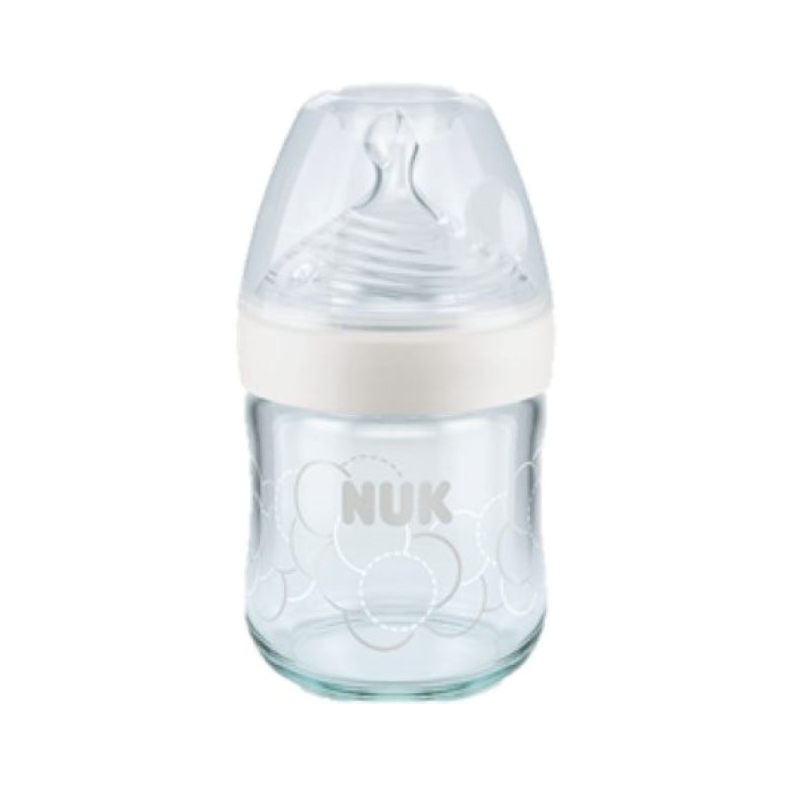 Nuk Biberão Nature Sense Vidro Tetina Silicone S (0-6 m) 120mL