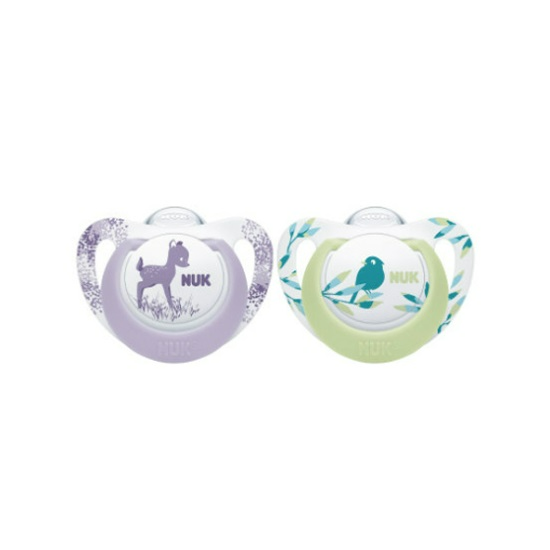 Nuk Chupeta Genius Silicone T3 (18-36m) x2