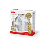 Nuk Pack Chupeta Genius Silicone + Biberões Nature Sense com Tetina em Silicone