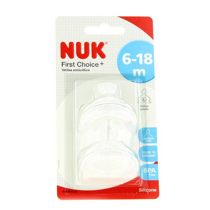 Nuk Tetina Pack First Choice em Silicone T2 (6-18 meses) L