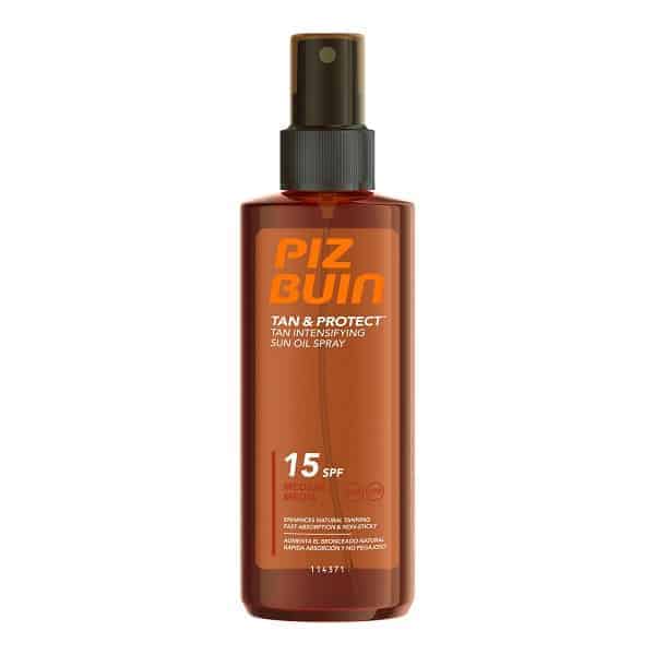 PIZ BUIN TAN & PROTECT SPF15 TANNING ACCELERATOR SPRAY OIL 150mL