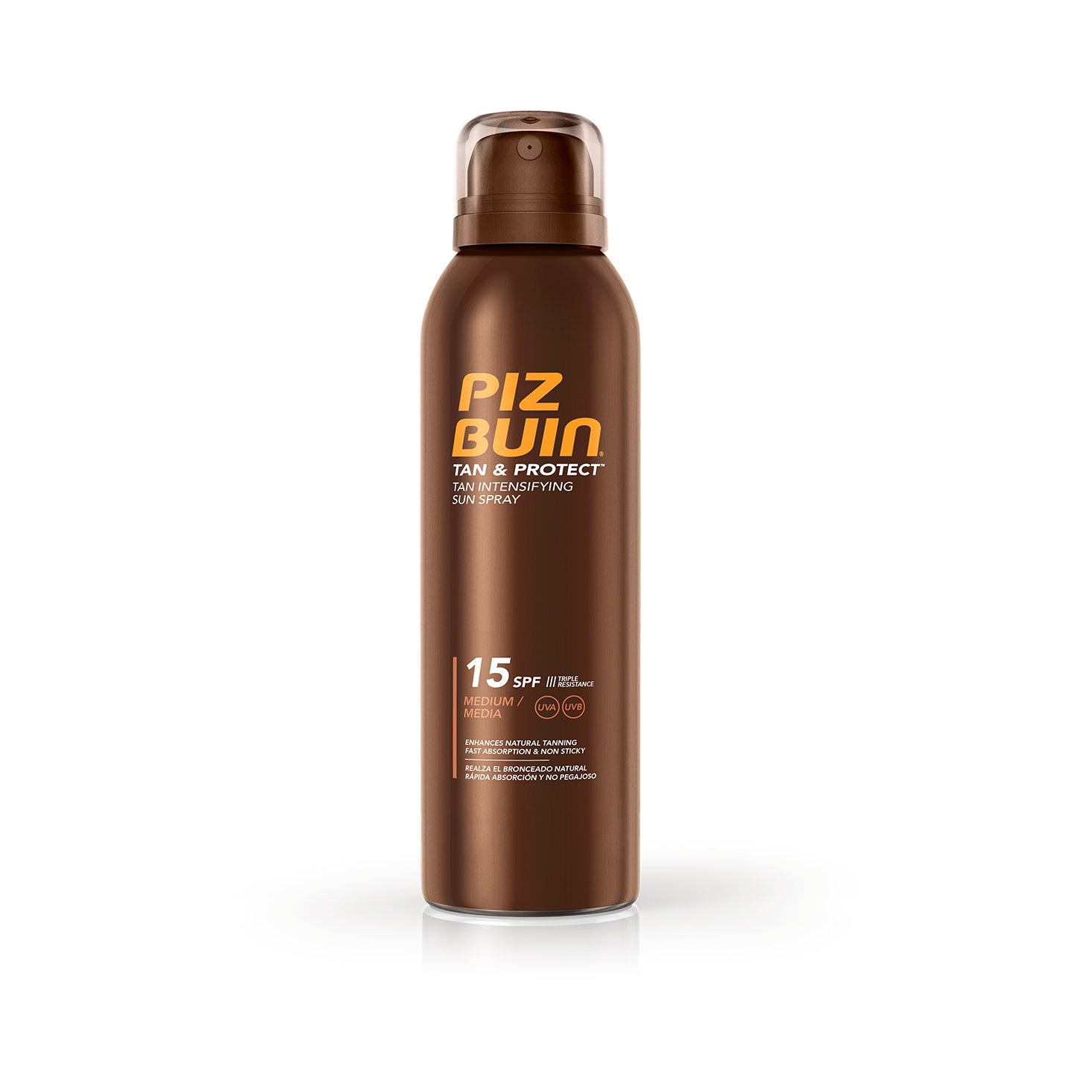 PIZ BUIN TAN & PROTECT SPF15 TAN INTENSIFYING SUN SPRAY 150mL