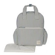 Walking Mum Mochila Praliné Rayas Matcha