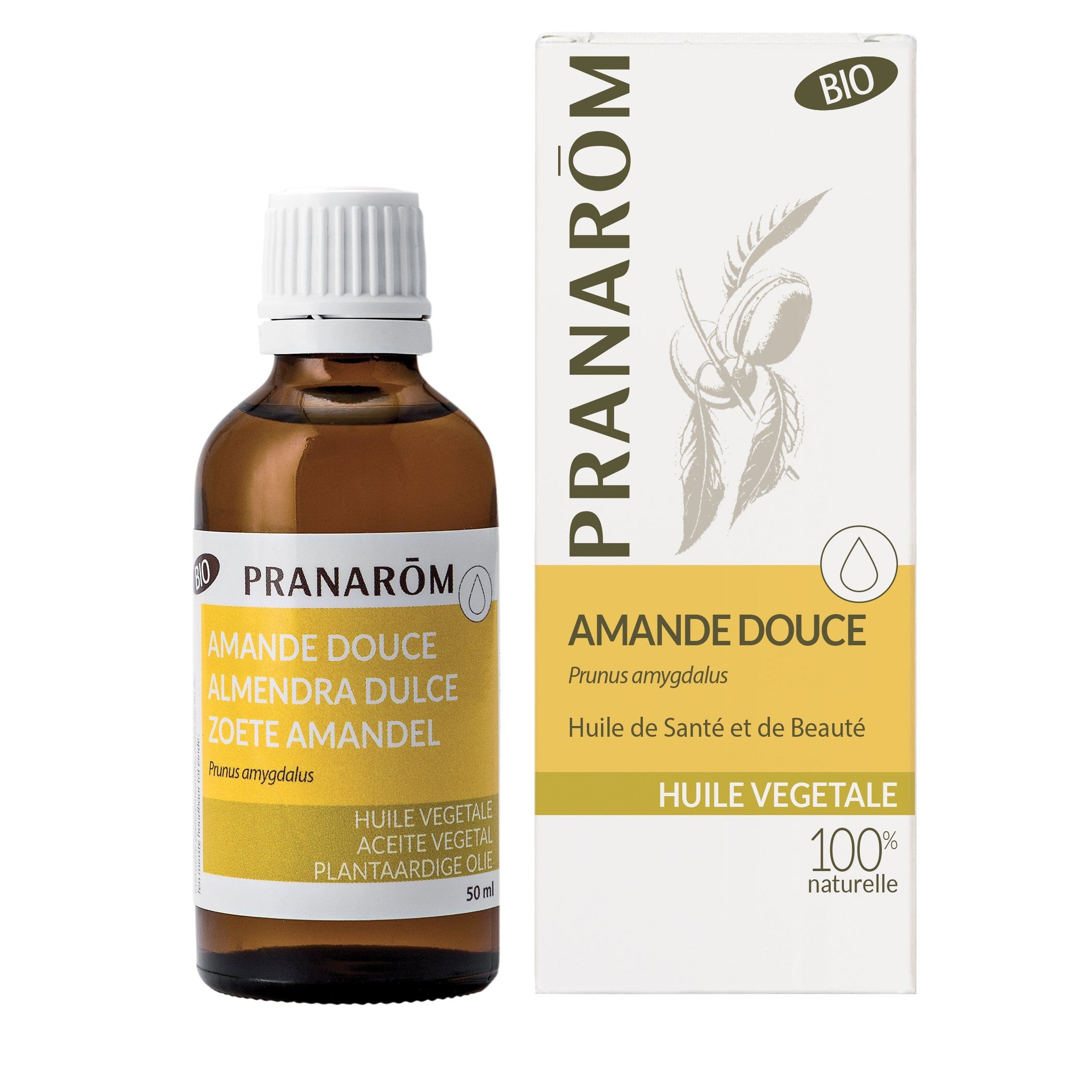 Pranarom Óleo Vegetal Amêndoas Doces 50mL