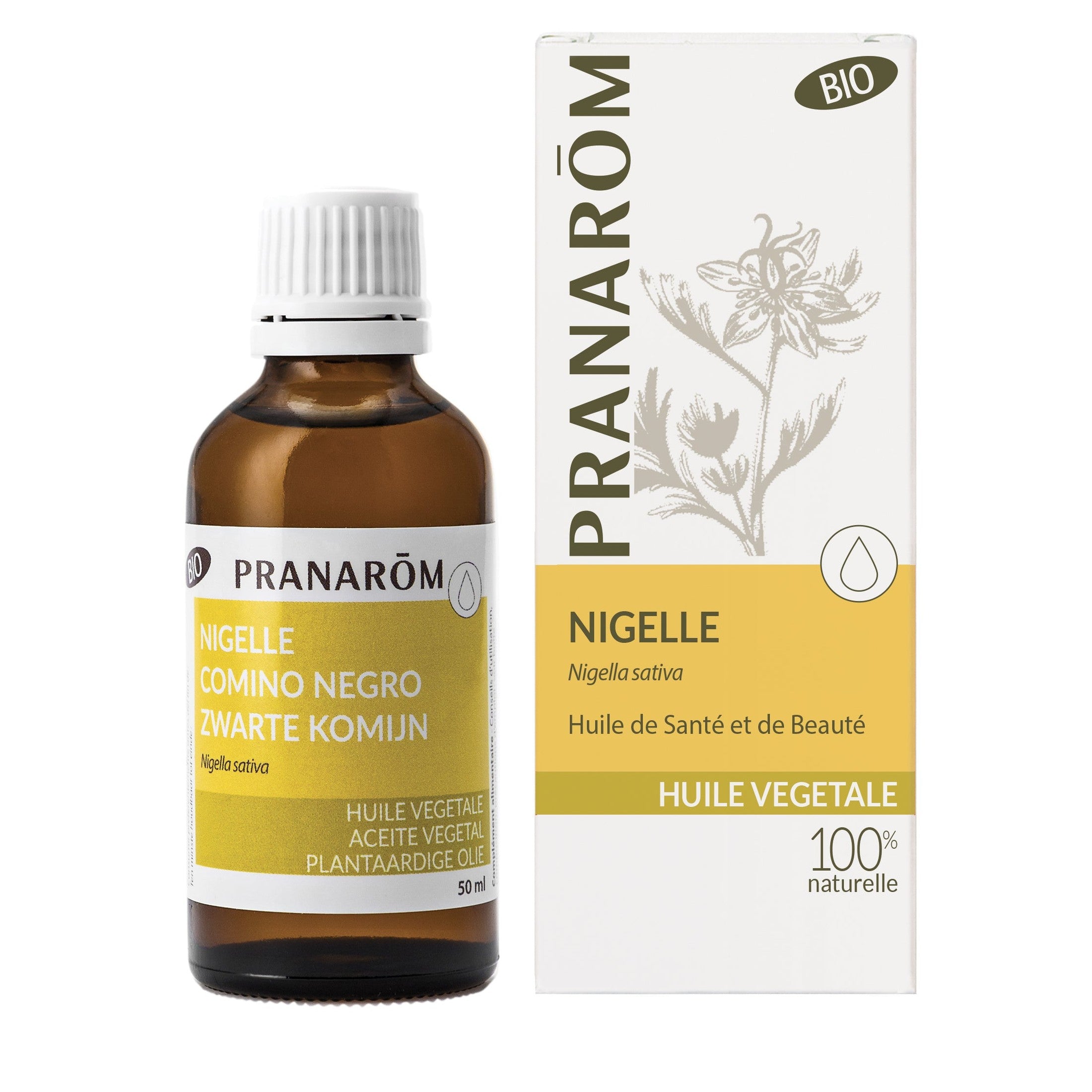 Pranarom Óleo Vegetal Cominho Preto 50mL