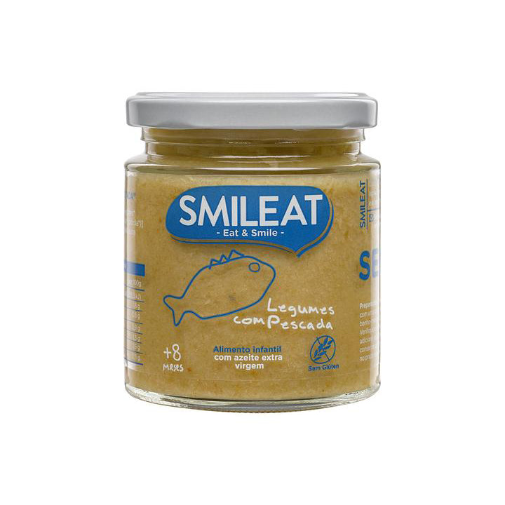 Smileat Bio Boião Legumes com Pescada 8m+ 230g