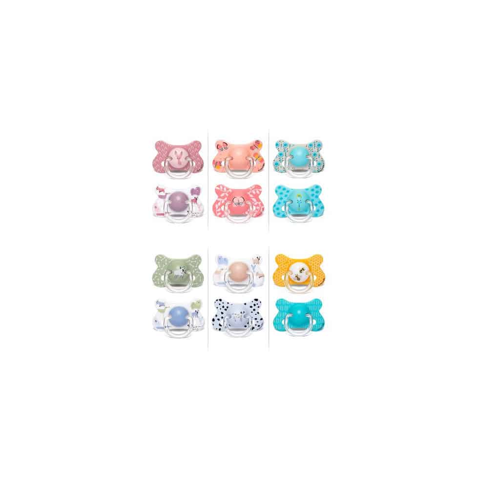 Suavinex Chupeta Base Redonda Fusion Anatómica em Silicone 4-18m X2
