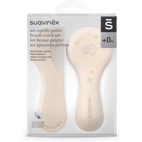 Suavinex Escova + Pente Cor Bege