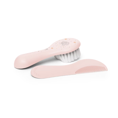 Suavinex Escova + Pente Cor Rosa