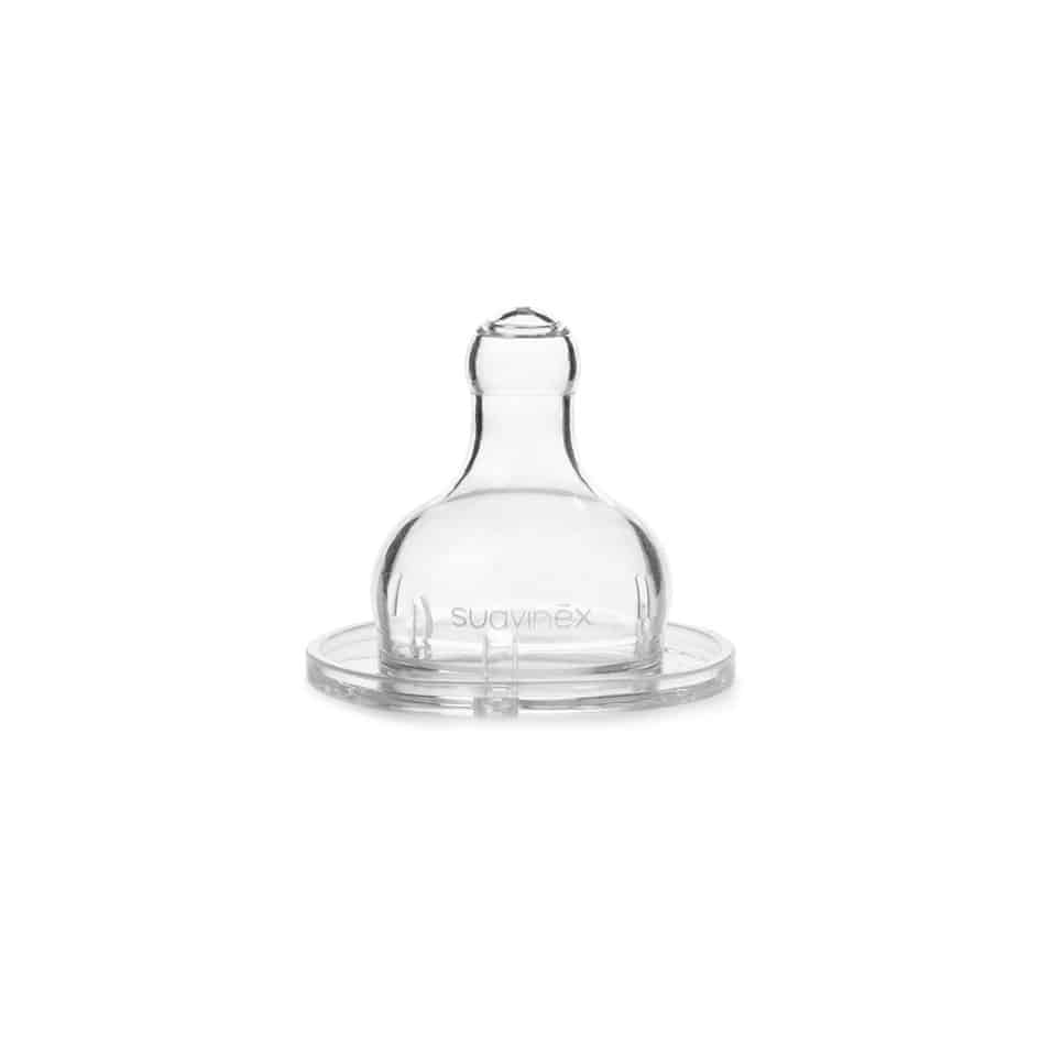 Suavinex Tetina Redonda Silicone 3 Posições T.U. 0m+ X2