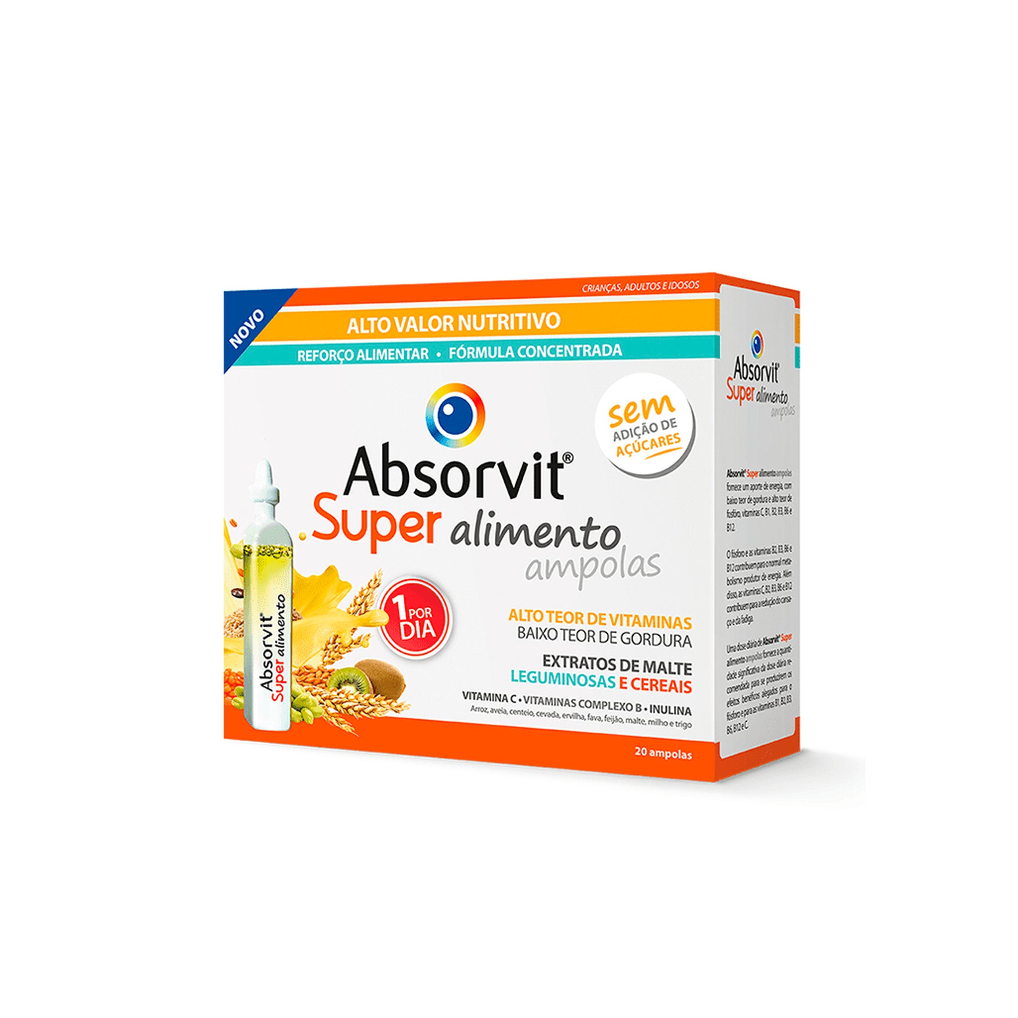 Absorvit Super Alimento 20 Ampolas