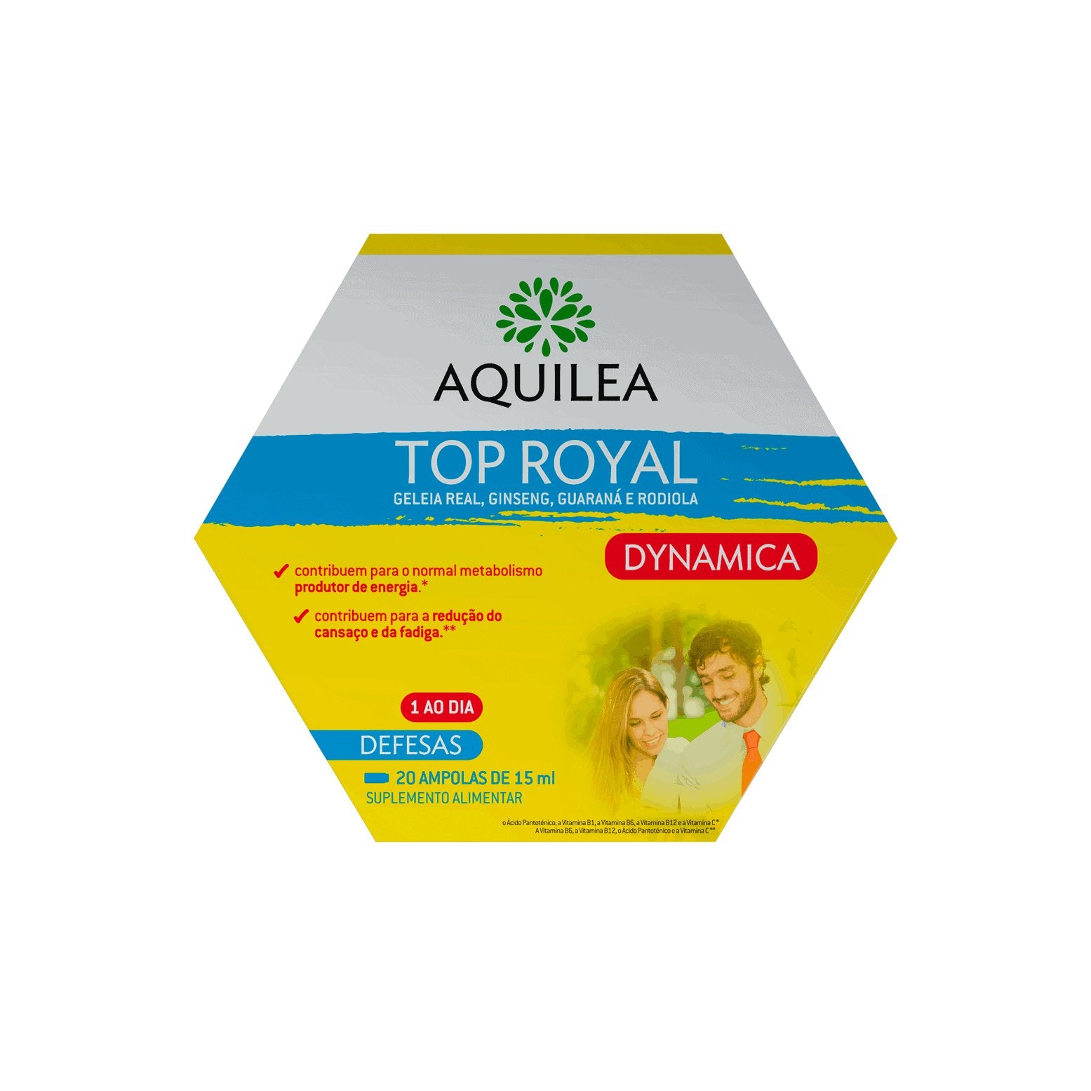Aquilea Top Royal Dynamica 20 Ampolasx15mL