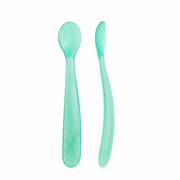 Chicco Colher de Silicone Pack Verde