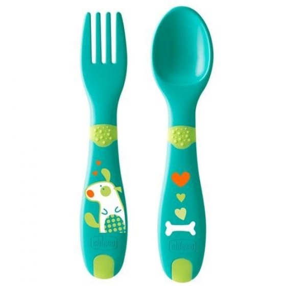 Chicco Conjunto de Primeiros Talheres 12m+