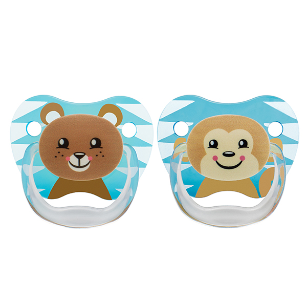 Dr. Brown's Chupeta Pack Prevent Animais Menino 6-18m