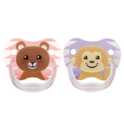 Dr. Brown's Chupeta Pack Prevent Animais Menina 6-18m