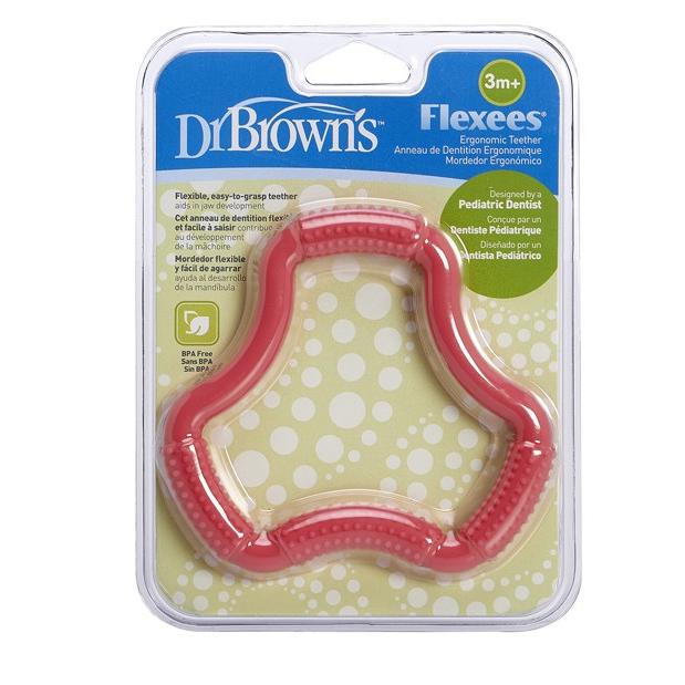 Dr. Brown's Mordedor Aro Flexees Rosa