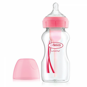 Dr. Brown's Options Biberão Largo Rosa 270mL (3m+)